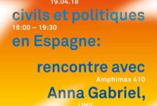 Droits civils et politiques : rencontre avec Anna Gabriel